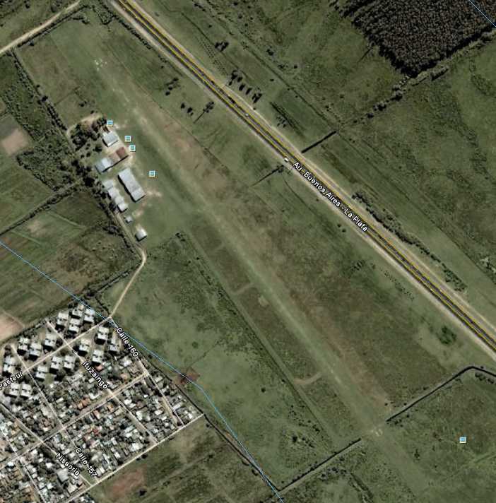 Aeroclub rio de la plata de ezpeleta vista satelital