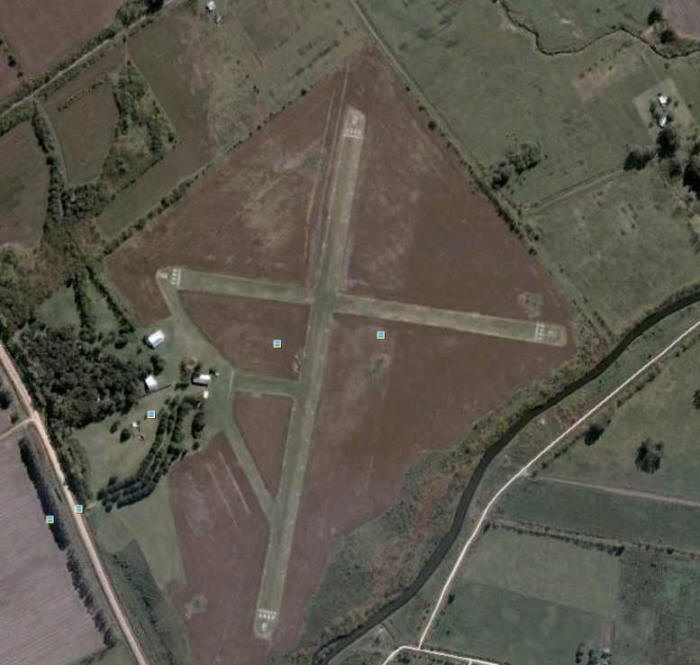 vista satelital aerodromo de mercedes vuelo a mercedes en avion pivado